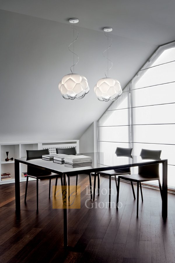 Подвесной светильник Cloudy F21 F21A0371 фабрики Fabbian
