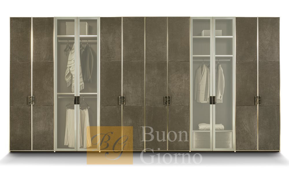 Модульная система для гардеробной ATELIER фабрики Longhi.