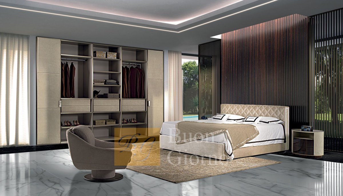 Модульная система для гардеробной ATELIER фабрики Longhi.