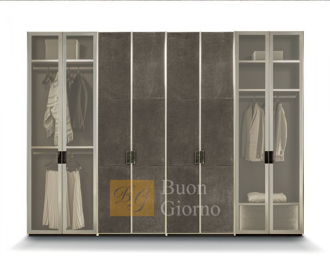 Модульная система для гардеробной ATELIER фабрики Longhi.