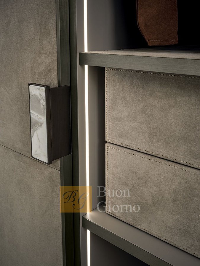 Модульная система для гардеробной ATELIER фабрики Longhi.
