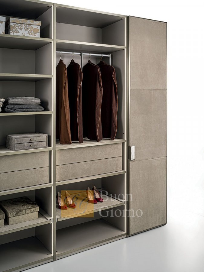 Модульная система для гардеробной ATELIER фабрики Longhi.