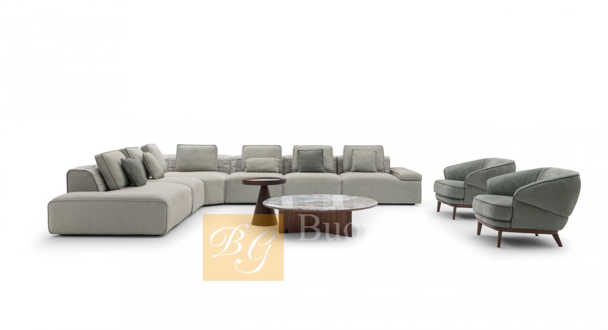 Модульный диван Domino Sectional фабрики Ulivi