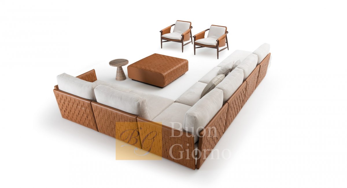 Модульный диван Boogie sectional фабрики Ulivi