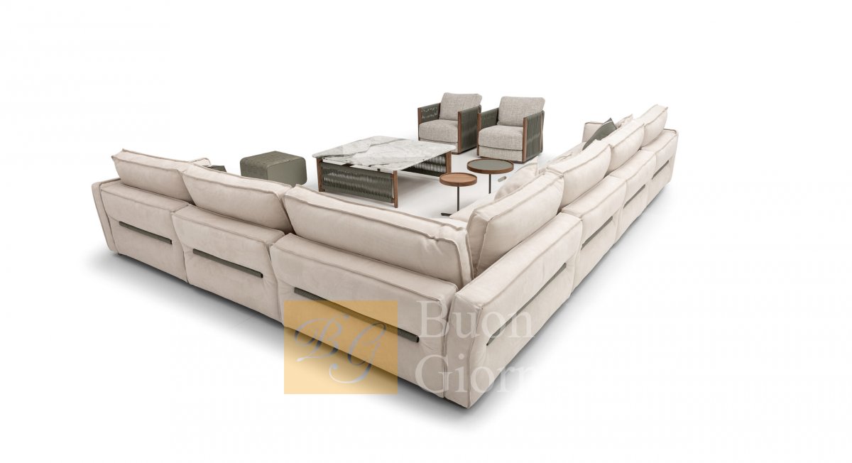 Модульный диван Robin Sectional фабрики Ulivi