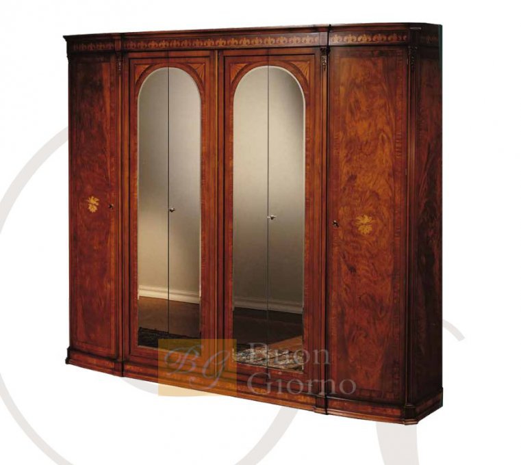 Шкаф 6 дверный с зеркалом Agostini Mobili I Maggiolini Collection