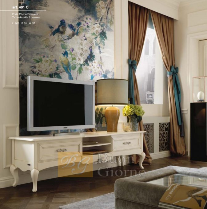 Тумба для ТВ  Memorie Veneziane 491 C фабрики Giorgio Casa