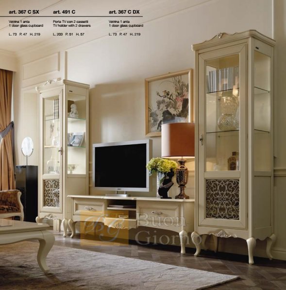 Тумба для ТВ  Memorie Veneziane 491 C фабрики Giorgio Casa