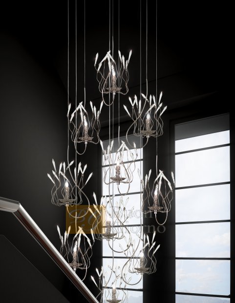 Люстра в современном стиле CANDLES AND SPIRITS SQUADRA фабрики Brand van Egmond