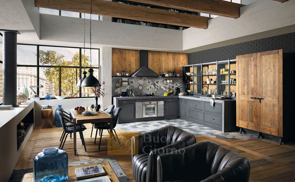 Кухня Brera 76 фабрики Marchi Cucine