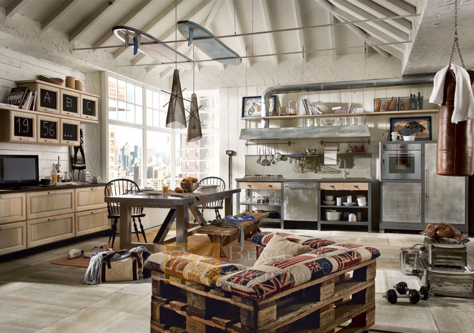 Кухня Vintage 1956 фабрики Marchi Cucine