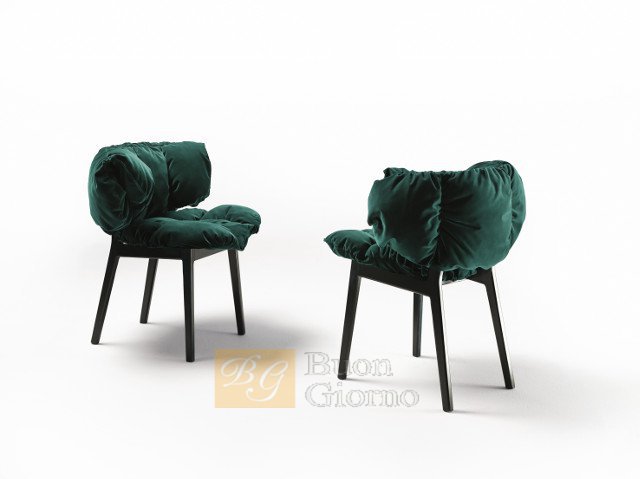 Стул Blu Velvet Edra