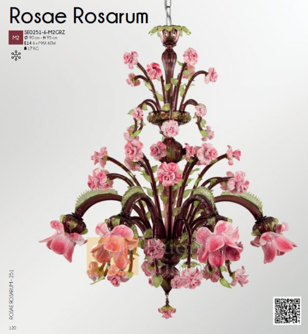 Люстра Rosae Rosarum MULTIFORME