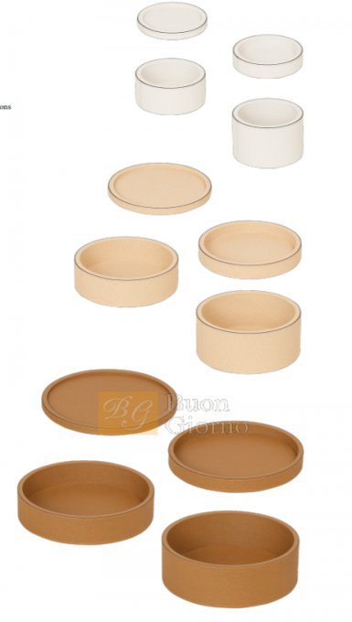 Лоток Polo stackable valet tray round Giobagnara
