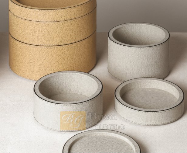 Лоток Polo stackable valet tray round Giobagnara