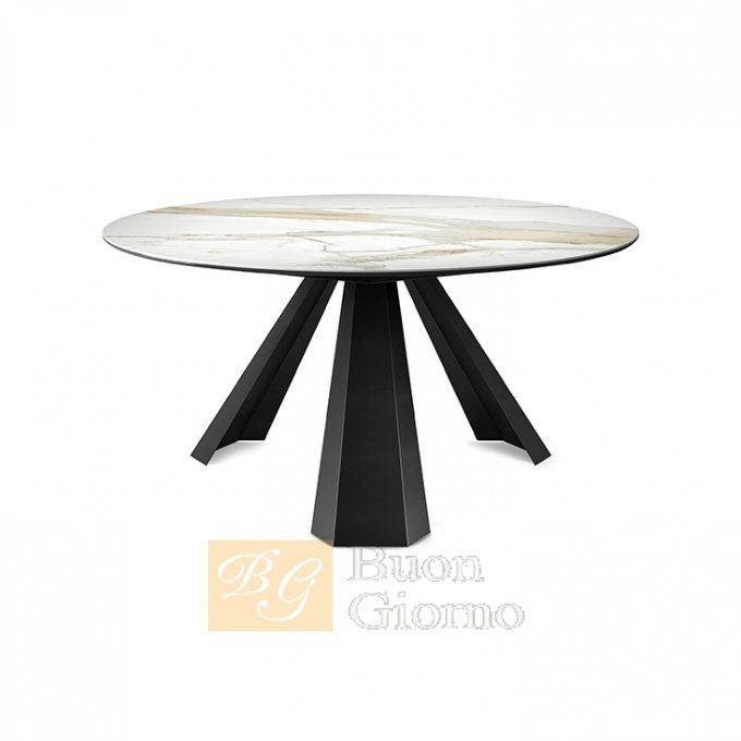 Стол Eliot Keramik Round Cattelan Italia