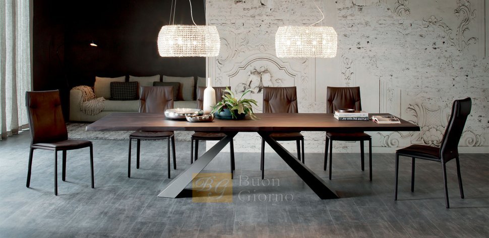 Стол Eliot Wood фабрики  Cattelan Italia
