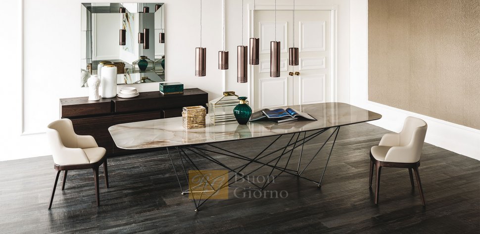 Стол Gordon Keramik Сattelan Italia