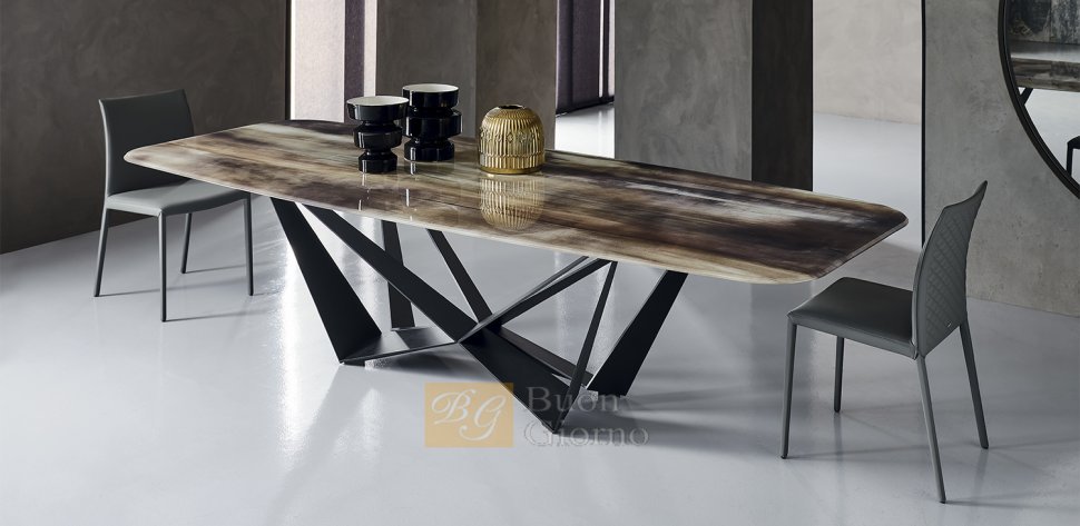Стол Skorpio Crystalart Сattelan Italia