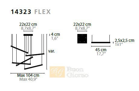 Люстра ARTYS FLEX Ilfari
