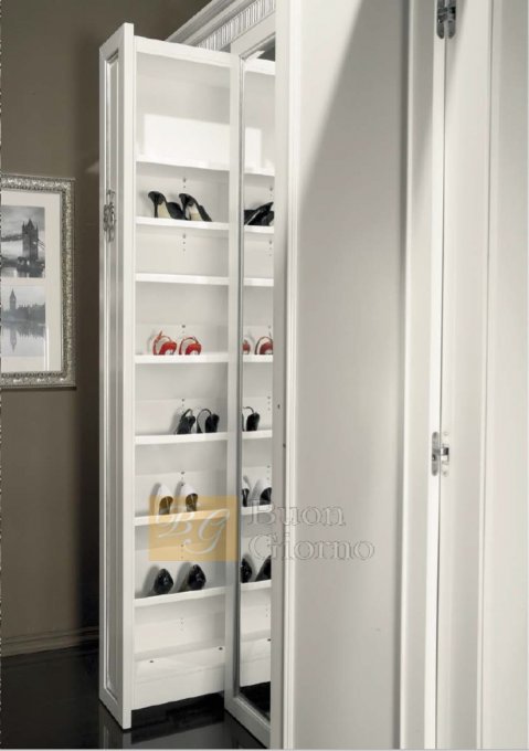 Шкаф Aida Collection Laccato CAT2 + foglia argento Marconcini